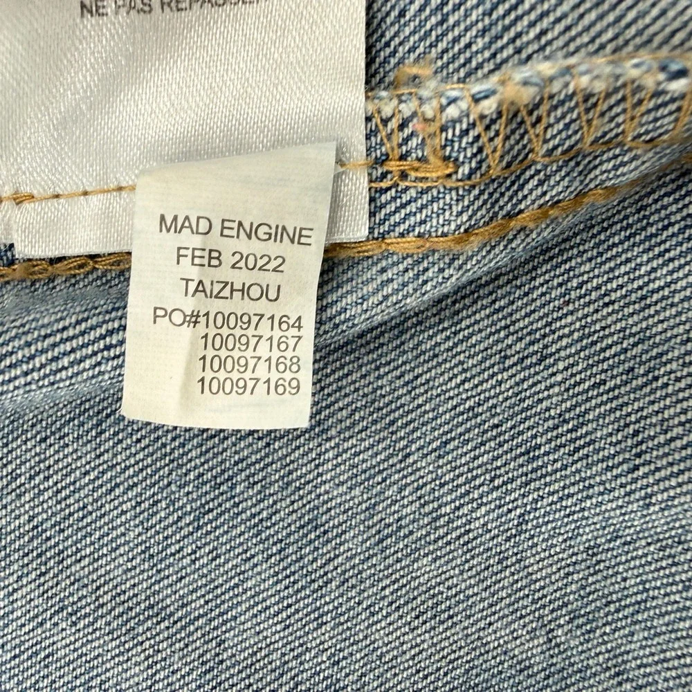 Looney Tunes Denim Jacket Girls Size L 10/12 Blue Tweety Bird That's All Folks